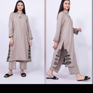 Elegant Tan Women's Kurta Set